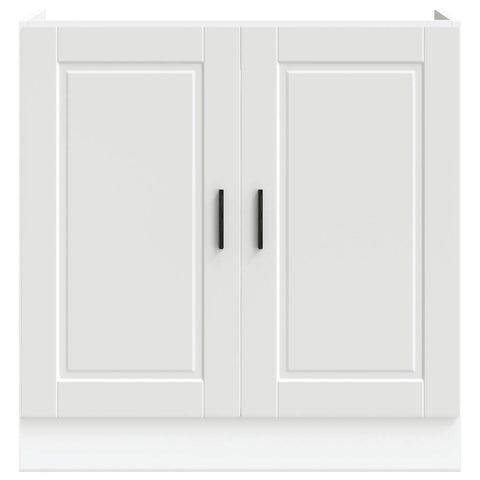 vidaXL Sink Base Cabinet "Porto" White 80x46x81.5 cm Engineered Wood
