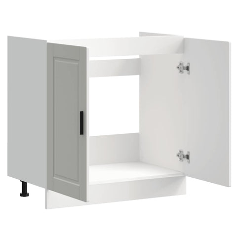 vidaXL Sink Base Cabinet "Porto" White 80x46x81.5 cm Engineered Wood