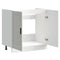 vidaXL Sink Base Cabinet "Porto" White 80x46x81.5 cm Engineered Wood