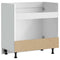 vidaXL Sink Base Cabinet "Porto" White 80x46x81.5 cm Engineered Wood