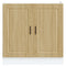vidaXL Sink Base Cabinet "Porto" Sonoma Oak 80x46x81.5 cm Engineered Wood