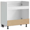 vidaXL Sink Base Cabinet "Porto" Sonoma Oak 80x46x81.5 cm Engineered Wood