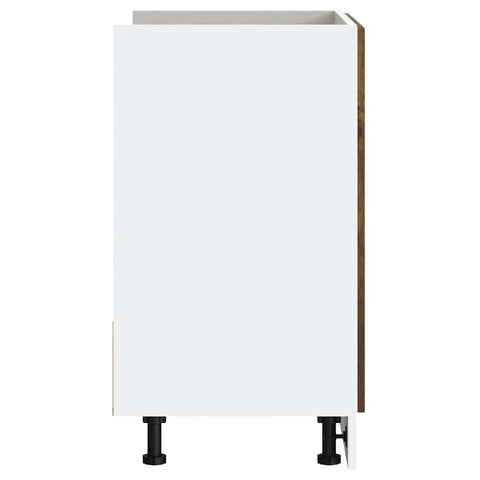 vidaXL Sink Base Cabinet "Porto" Smoked Oak 80x46x81.5 cm Engineered Wood