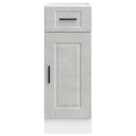 vidaXL Kitchen Base Cabinet Porto Concrete Grey Engineered Wood