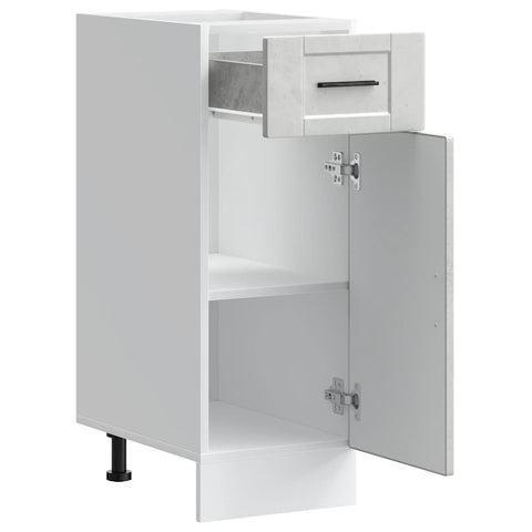vidaXL Kitchen Base Cabinet Porto Concrete Grey Engineered Wood