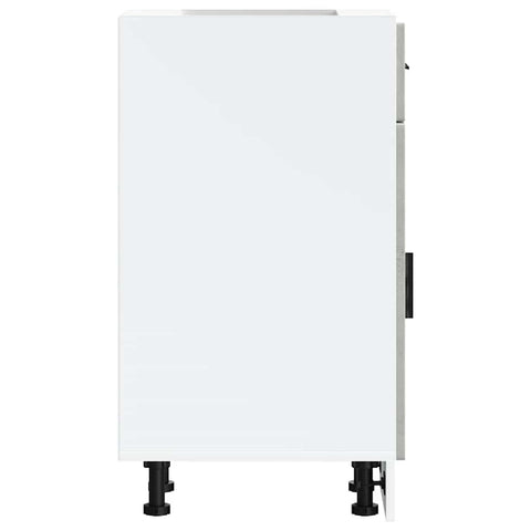 vidaXL Kitchen Base Cabinet Porto Concrete Grey Engineered Wood