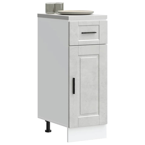 vidaXL Kitchen Base Cabinet Porto Concrete Grey Engineered Wood