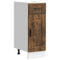 vidaXL Kitchen Base Cabinet Porto Smoked Oak Engineered Wood