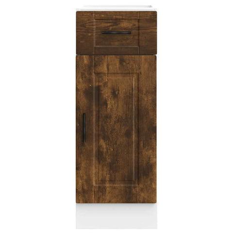vidaXL Kitchen Base Cabinet Porto Smoked Oak Engineered Wood