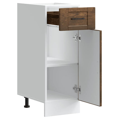 vidaXL Kitchen Base Cabinet Porto Smoked Oak Engineered Wood