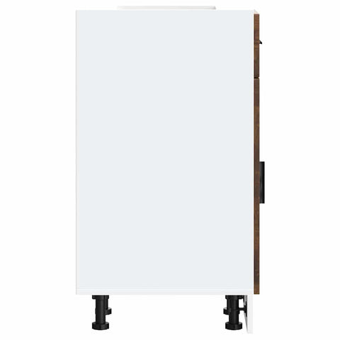 vidaXL Kitchen Base Cabinet Porto Smoked Oak Engineered Wood