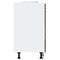 vidaXL Kitchen Base Cabinet Porto Smoked Oak Engineered Wood