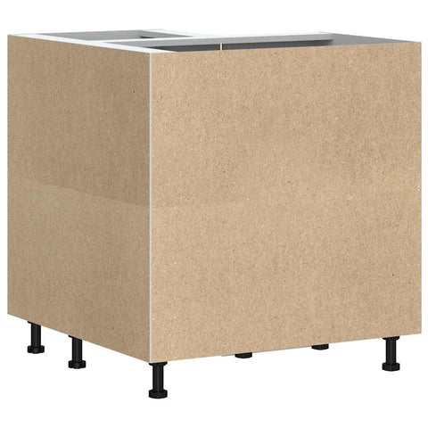 vidaXL Kitchen Corner Base Cabinet Porto White Engineered Wood