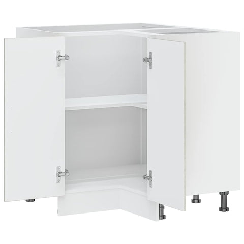 vidaXL Kitchen Corner Base Cabinet Porto Concrete Grey Engineered Wood