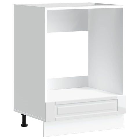 vidaXL Oven Cabinet Porto High Gloss White Engineered Wood