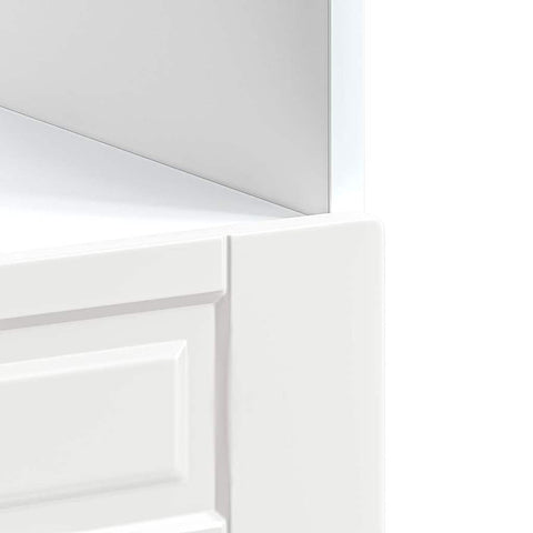 vidaXL Oven Cabinet Porto High Gloss White Engineered Wood