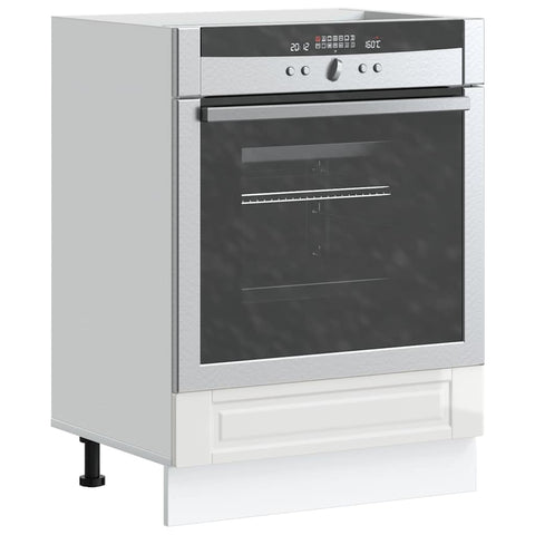 vidaXL Oven Cabinet Porto High Gloss White Engineered Wood