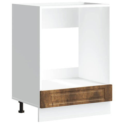 vidaXL Oven Cabinet Porto Smoked Oak Engineered Wood