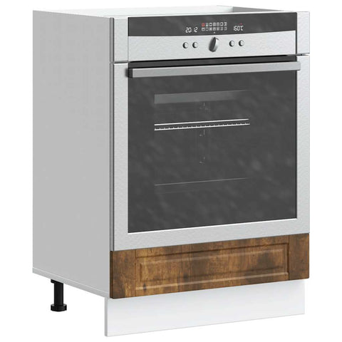vidaXL Oven Cabinet Porto Smoked Oak Engineered Wood