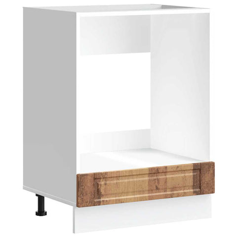 vidaXL Oven Cabinet Porto Old Wood Engineered Wood