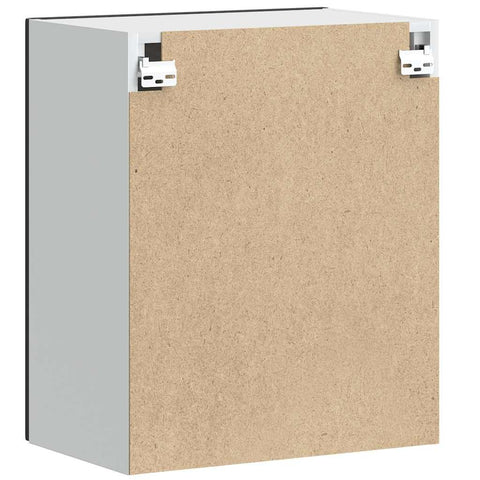 vidaXL Kitchen Wall Cabinet Porto Black Engineered Wood