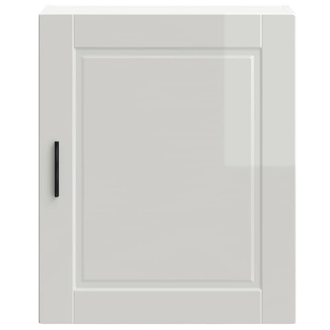 vidaXL Kitchen Wall Cabinet Porto High Gloss White Engineered Wood