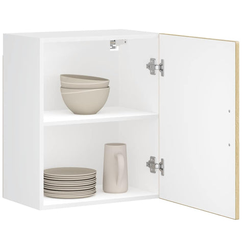 vidaXL Kitchen Wall Cabinets 2 pcs Porto Sonoma Oak Engineered Wood