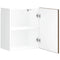 vidaXL Kitchen Wall Cabinets 2 pcs Porto Brown Oak Engineered Wood