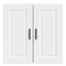 vidaXL Kitchen Wall Cabinet Porto White Engineered Wood