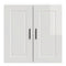 vidaXL Kitchen Wall Cabinet Porto High Gloss White Engineered Wood