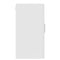 vidaXL Kitchen Wall Cabinet Porto High Gloss White Engineered Wood
