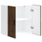 vidaXL Kitchen Wall Cabinet Porto Smoked Oak Engineered Wood