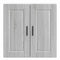 vidaXL Kitchen Wall Cabinet Porto Grey Sonoma Engineered Wood