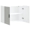 vidaXL Kitchen Wall Cabinet Porto White Engineered Wood