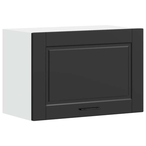 vidaXL Kitchen Wall Cabinet Porto Black Engineered Wood