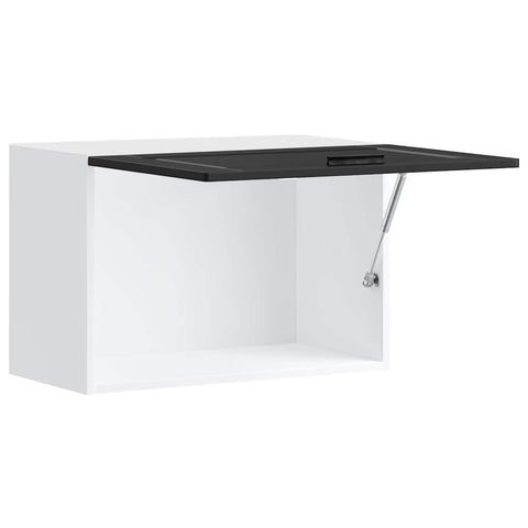 vidaXL Kitchen Wall Cabinet Porto Black Engineered Wood