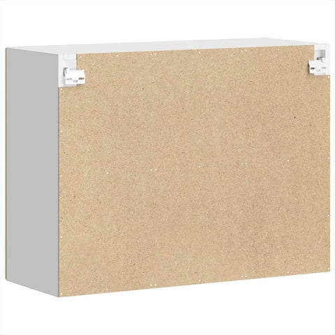 vidaXL Kitchen Wall Cabinet with Glass Door Porto Sonoma Oak