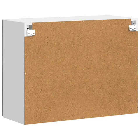 vidaXL Kitchen Wall Cabinet with Glass Door Porto Concrete Grey