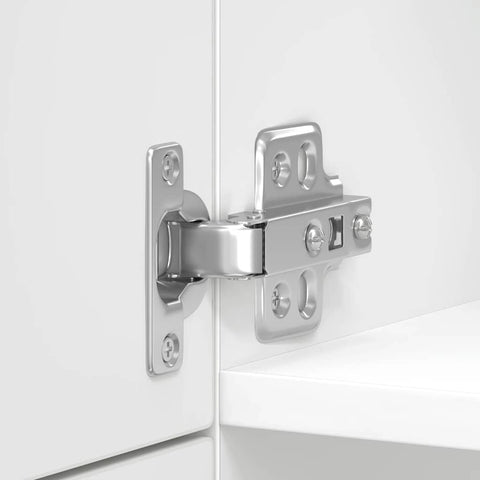 vidaXL Kitchen Cupboard "Porto" High Gloss White Engineered Wood