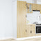 vidaXL Kitchen Cupboard "Porto" Sonoma Oak Engineered Wood