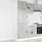 vidaXL Kitchen Cupboard "Porto" Concrete Grey Engineered Wood