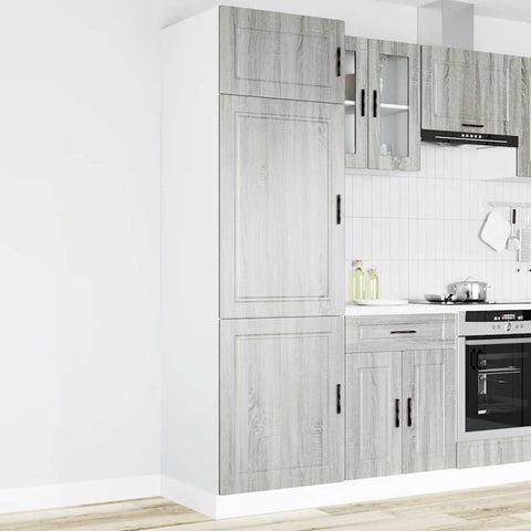 vidaXL Kitchen Cupboard "Porto" Grey Sonoma Engineered Wood