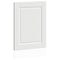 vidaXL Dishwasher Panel Porto White 45x1,5x67 cm Engineered Wood