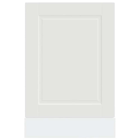vidaXL Dishwasher Panel Porto White 45x1,5x67 cm Engineered Wood