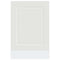vidaXL Dishwasher Panel Porto White 45x1,5x67 cm Engineered Wood