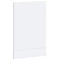 vidaXL Dishwasher Panel Porto White 45x1,5x67 cm Engineered Wood