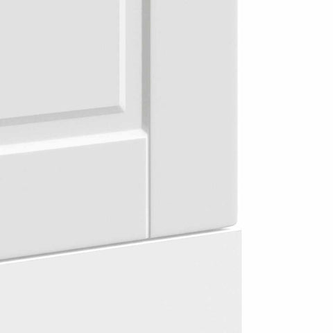 vidaXL Dishwasher Panel Porto White 45x1,5x67 cm Engineered Wood