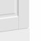 vidaXL Dishwasher Panel Porto White 45x1,5x67 cm Engineered Wood