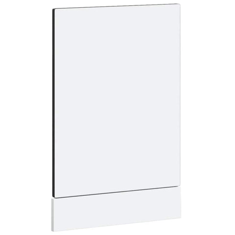 vidaXL Dishwasher Panel Porto Black 45x1,5x67 cm Engineered Wood