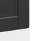 vidaXL Dishwasher Panel Porto Black 45x1,5x67 cm Engineered Wood
